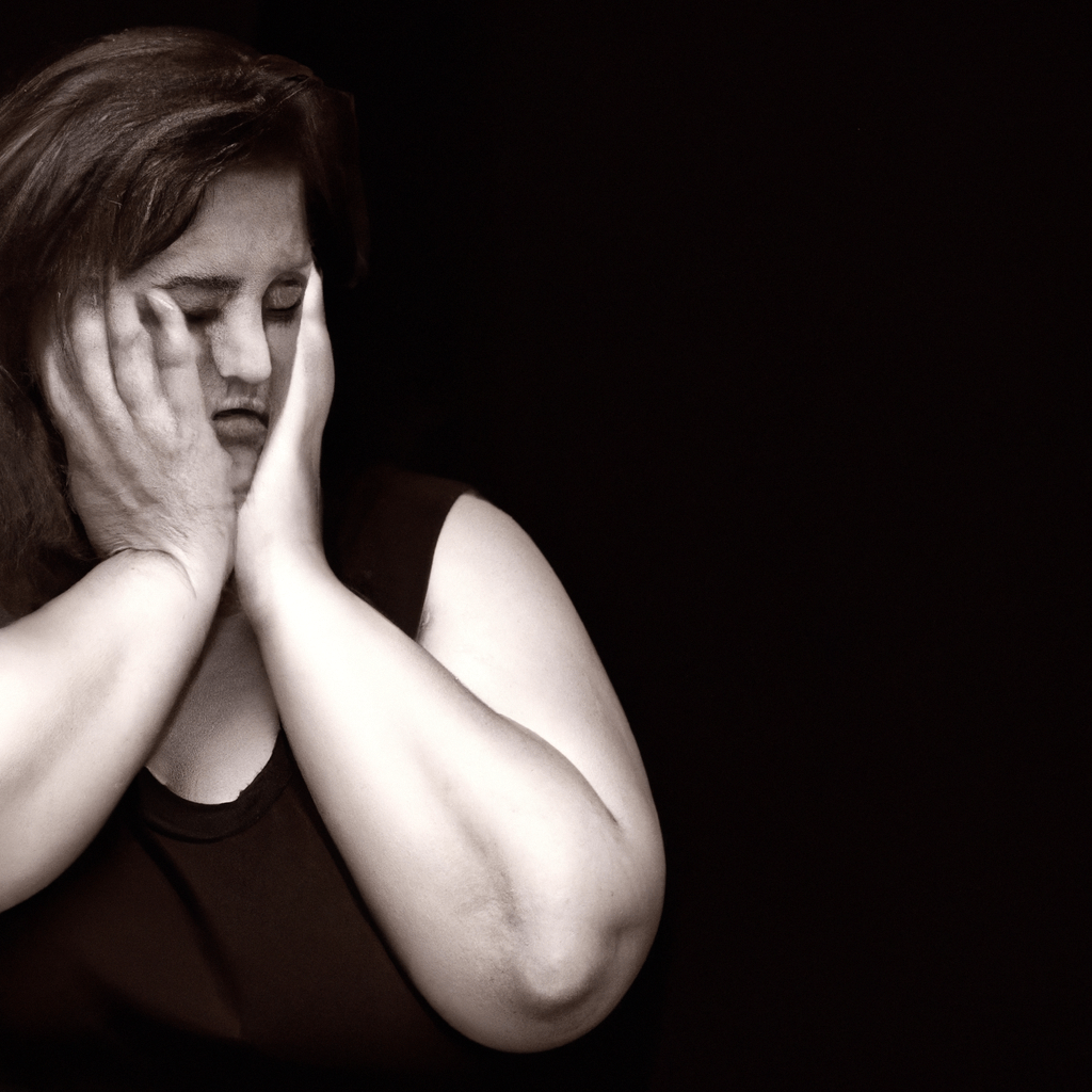 4 - A photo of a person overwhelmed with unexplained emotions, their expression and body language conveying inner turmoil in a relationship. Sigma 85 mm f/1.4. No text.. Sigma 85 mm f/1.4. No text.