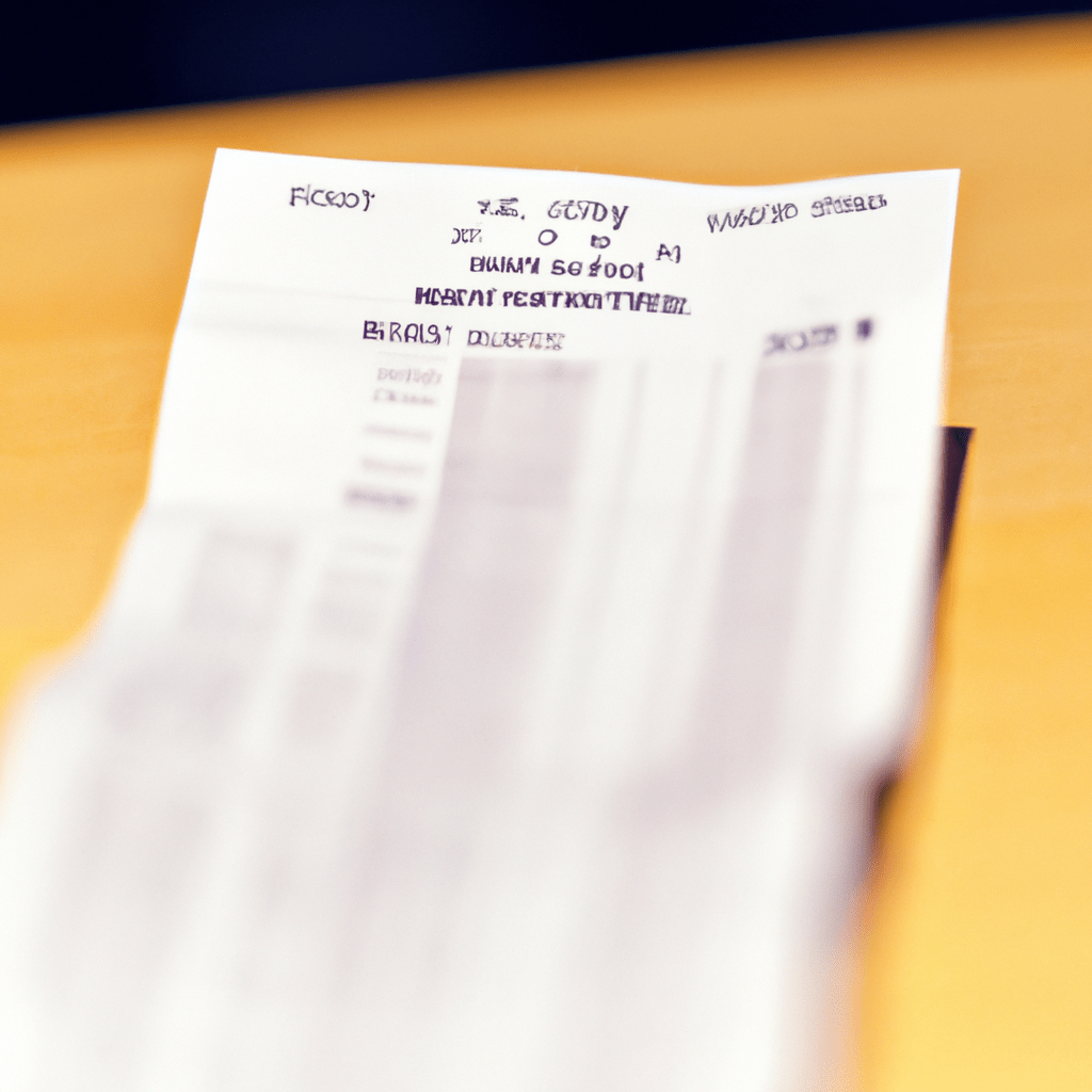 [An image of a receipt from an unknown restaurant, indicating potential infidelity.]. Sigma 85 mm f/1.4. No text.