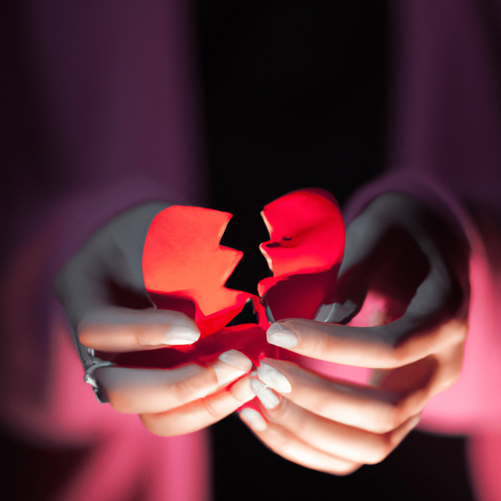 3 - [Person holding a broken heart in their hands, symbolizing the pain of breakup and the search for a new partner]. Nikon 50mm f/1.4. No text.. Sigma 85 mm f/1.4. No text.